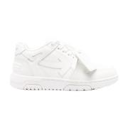 Leren Vetersneakers Off White , White , Dames