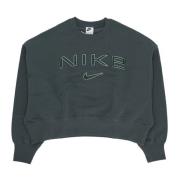 Vintage Green Choke Sweatshirt Crewneck Nike , Green , Dames