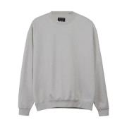 Katoenen Logo Sweatshirt Y-3 , Gray , Heren