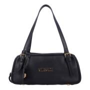 Bowling Schoudertas met Strik Detail Versace , Black , Dames