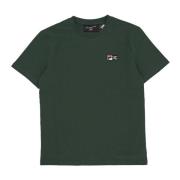 Korte Mouw Tee met Logoprint Propaganda , Green , Heren