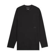 Katoenen Logo Tee Y-3 , Black , Heren