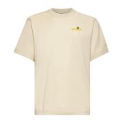 Bee Grafische Crewneck T-shirt Beige Burberry , Beige , Heren