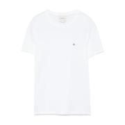 Witte T-shirts en Polos Calvin Klein , White , Dames