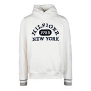 Katoenmix Sweatshirt Tommy Hilfiger , White , Heren