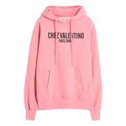 Roze Sweaters met Chez Valentino Print Valentino Garavani , Pink , Dam...