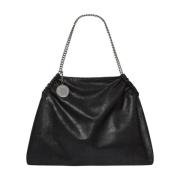 Zwarte Eco Shaggy Deer Schoudertas Stella McCartney , Black , Dames