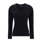 Monochrome Cashmere V-Neck Sweater Tom Ford , Black , Dames