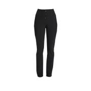 Flare Fit Technische Stof Broek Pennyblack , Black , Dames