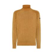 Heren Turtleneck Sweater Polyester RRD , Orange , Heren