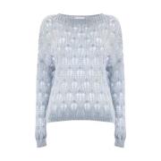 Mohair knitwear en truien Kocca , Blue , Dames