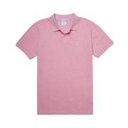 Slim-fit Short Sleeves Pique Polo Shirt Brooks Brothers , Pink , Heren