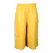 Leren broek 100% leer 1972 Desa , Yellow , Dames