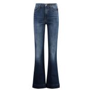 Jeans Flare 7 For All Mankind , Blue , Dames