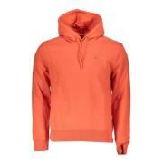 Rode hoodie met geborduurd logo Napapijri , Red , Heren