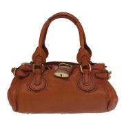 Pre-owned Leather handbags Chloé Pre-owned , Brown , Dames