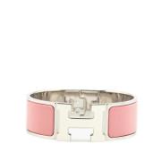 Pre-owned Metal bracelets Hermès Vintage , Pink , Dames