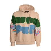 Katoenen Hoodie met Graffiti Graphics Barrow , Multicolor , Heren