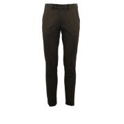 Geometrische Micro Chino Broek RRD , Black , Heren