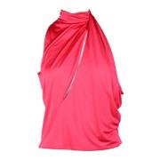 Elegante Viscose Top Versace , Pink , Dames