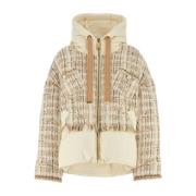 Stijlvolle Polyester Donsjas Khrisjoy , Beige , Dames