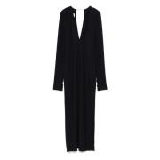 Maxi Jurken MM6 Maison Margiela , Black , Dames