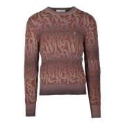 Stijlvolle Gebreide Trui Vivienne Westwood , Brown , Heren