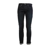 Skinny Fit Katoenen Jeans Made in Italy Dondup , Blue , Heren