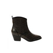 Gestudeerde Texaanse Stijl Laarzen Guess , Black , Dames