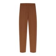 Gekreukelde broek Pegno Max Mara , Brown , Dames