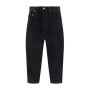 Wollen Baggy Broek met Vijf Zakken Junya Watanabe , Black , Heren