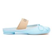 Klassieke Ciabatta Stijl Loafers MM6 Maison Margiela , Blue , Dames