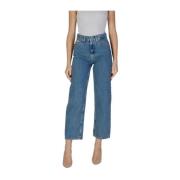 Katoenen Mom Jeans Collectie Lente/Zomer Calvin Klein Jeans , Blue , D...