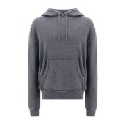 Wollen Hoodie met Kangoeroezak Maison Margiela , Gray , Heren