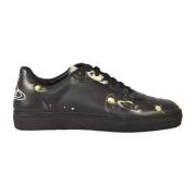 Leren Sneakers met Rubberen Zool Vivienne Westwood , Black , Heren