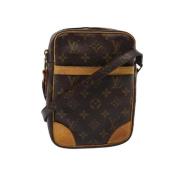 Pre-owned Canvas louis-vuitton-bags Louis Vuitton Vintage , Brown , Da...