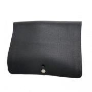 Pre-owned Leather clutches Hermès Vintage , Black , Heren