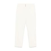 Witte Broek met Voor Drukknopen Liu Jo , White , Dames