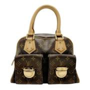 Pre-owned Canvas louis-vuitton-bags Louis Vuitton Vintage , Brown , Da...