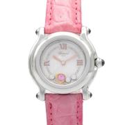 Pre-owned Leather watches Chopard Pre-owned , White , Dames