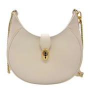 Pre-owned Leather handbags Bvlgari Vintage , Beige , Dames