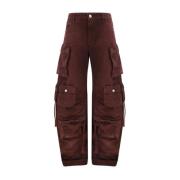 Cargo Broek met Meerdere Zakken The Attico , Red , Dames