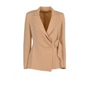 Formele Polyesterjassen en Blazers Pennyblack , Beige , Dames