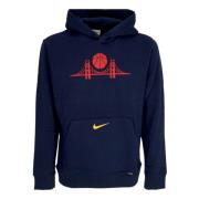 NBA City Edition Club Hoodie Nike , Blue , Heren