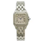 Pre-owned Glass watches Cartier Vintage , Gray , Dames