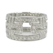 Pre-owned White Gold rings Bvlgari Vintage , Gray , Dames