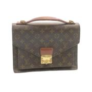 Pre-owned Canvas handbags Louis Vuitton Vintage , Brown , Dames