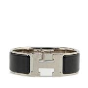 Pre-owned Metal bracelets Hermès Vintage , Black , Dames