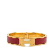 Pre-owned Fabric bracelets Hermès Vintage , Red , Dames