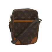 Pre-owned Canvas shoulder-bags Louis Vuitton Vintage , Brown , Dames